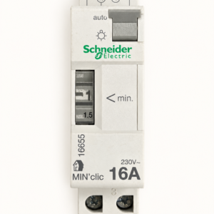 Minuterie Schneider Electric MIN’clic 16 A, vue des bornes