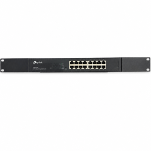 Switch TP-Link TL-SG1016DE de seconde main sur fond blanc : vue de face